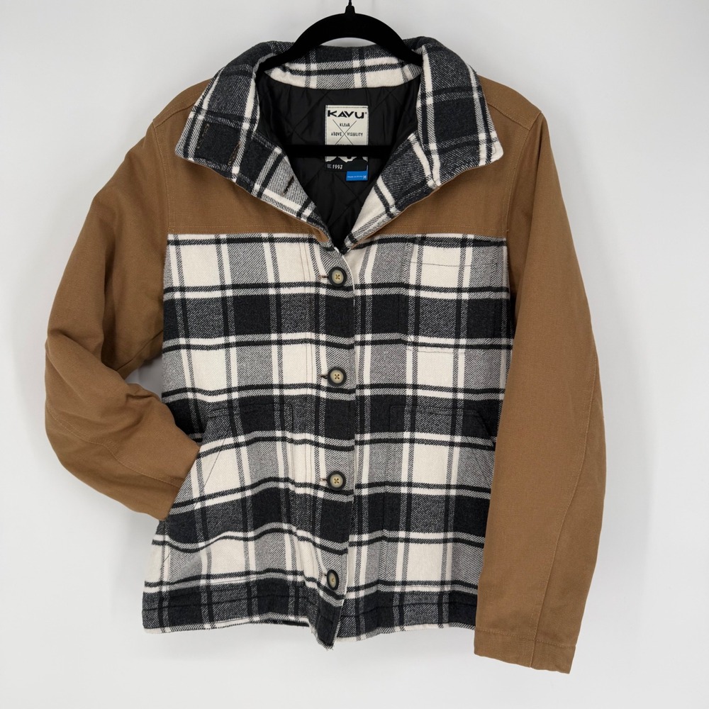KAVU WOMEN'S HIGHLAND JACKET MEDIUM RUGGED OUTDOORS MOUNTAIN CABINCORE FARMCORE